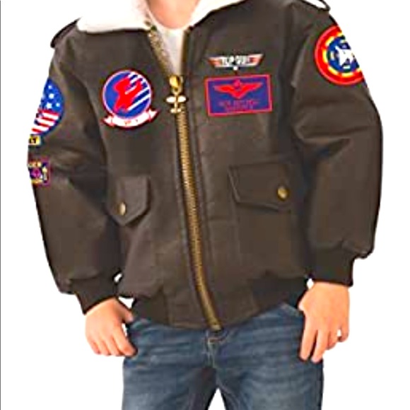 Kids coolbomber jacket with patches